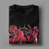 Redondo Pescoço Camiseta Manga Curta Roupas Presente de Aniversário Hazbin Hotéis Alastor T Homens Pure Cott Impressionante T- r5g0 #