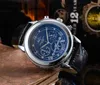Готовые оригинальные часы Patees Philpes, лучший бренд, роскошные спортивные наручные часы, мужские водонепроницаемые хронографы в стиле милитари