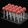 15 Hole Cake Lollipop Holder Display Stand Acrylic Holder Clear Durable Candy Holder for wedding party birthday dessert stand