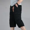 Été militaire Lg longueur Cargo Shorts hommes Casual Cott Multi poche chaude culotte tactique armée Capri pantalon pantacourt 81Um #