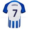 23 24 Maupay Cucurella Soccer Jerseys Webster Trossard March Mac Allister Mwepu Connolly Moder 2023 Away Men Camisa de fútbol Tamaño de la Seagullida S-4XL Men Kids Adultos Adultos Adultos