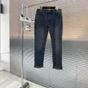 Prapra nouvelle lettre imprimée jeans décontractés pantalons pour hommes P famille Triangle étiquette jean