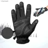 Taktiska handskar Vattentät pekskärm Keep Warm Full Finger Glove Skiing Airsoft Cykeljakt Vandring Cykel Män Mittens YQ240328