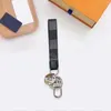 Män Keyring Car Keychain Designer Key Chain Luxury Keychains Brown Leather Dragonne Multicolor Womenyyup#