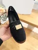 Scarpe basse in corda di canapa intrecciata con punta tonda trapuntata a diamante Scarpe da passeggio da donna antiscivolo Scarpe casual moda di alta qualità Scarpe da fabbrica Taglia 35-41