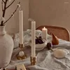 Castiçais para sala de estar, China continental, design estético romântico, candelabros exclusivos para velas, decorações