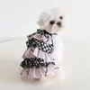 犬のアパレルかわいいドレスサマーキャットスカートヨーキーズヨークシャーテリアポメラニア服シーズマルタ子犬服のコスチュームxs