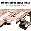 Krokar på 360 under gratis låda för hållare med Cup Office Desk 1 Spin Metal Clamp 2 Home Box Storage Punch Organizer
