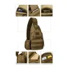 Bolsas Bolsa de ombro tático Viagem militar Caminhada EDC Molle Backpack Outdoor Trekking Camo Multicam Anti -Roubo Sling USB Charge Bag