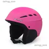 Cykelhjälmar Skidhjälm Män Kvinnor Parent Kids Fl Professionell Snowboard Equipment Hard Snow Sports Head Protective Gear Drop Delive Oto39