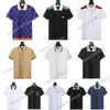 24SS Summer Designer قمصان بولو فاخرة للرجال Polos Classic Temproidery Letter Print Polos Shirt عرضية طوق Teshirt الفاخر