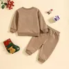 Set di abbigliamento Costumi di Halloween per neonati per bambini Ragazzo Ragazza Pullover Felpa a maniche lunghe Pantaloni Abito da zucca Abiti autunnali