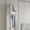 Hängare över dörrtorkningsstället fällbara rack med 4 lundar robusta krok bärbara
