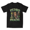 bootleg Pedro Pascal T Shirt Vintage T Shirt Unis Streetwear Krótkie rękaw