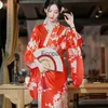 Novas Mulheres Japonesas Traditial Yukata Kimo Com Obi Vintage Evening Dr Geisha Kimo Stage Show Cosplay Traje das Mulheres o48f #