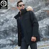 Neue Ankunft Männer Wintermantel Daunenjacke M Parkas Fell Kapuze LG weiße Ente Daunen männlich Marke Mäntel Trainingsanzüge Schnee Oberbekleidung F41u #