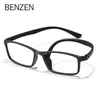 Benzen Jakość okularów optycznych rama mężczyźni kobiety ultralekkie okulary okulary kwadratowe okulary na receptę 5196 240313