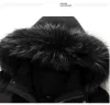 Veste d'hiver pour hommes manteau nouveau manteau d'hiver pour hommes Lg doudoune Parkas col de fourrure à capuche Fi vêtements chauds veste décontractée r2b5 #