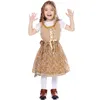 halen Children Beer Festival Maid Cosplay Costume Holiday Party Floral Printing Dr Set Sweet Stage Performance Clothing E2Xl#