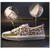 Chaussures décontractées en cuir véritable baskets femmes blanc vulcanisé 2024 printemps Leoprad plat Snaekers pour confortable