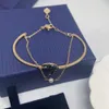 S Jewelry Versione alta Luna Pearl per donna Elemento Crystal Shining Radiance Moon Bracciale
