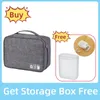 Storage Bags Travel Cable Bag Portable Universal Digital USB SD Cards Organizer Cord Charger Wires Battery Cosmetic Zipper