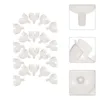 Dekorativa blommor 60 PCS Chokladtorus DIY Basfästet Bouquet Support Round Tray Plastic Candy