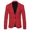 2024 Nouvelle veste de costume imprimé léopard pour hommes Slim Fit Casual British Fi Blazers Manteau pour hommes Veste à manches LG Dj Party Wear f7Et #