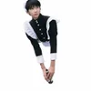 Costume da cameriera Cosplay Lolita Set Abbigliamento Vintage Uomo Donna Stile giapponese Carino Kawaii Gotico Gioco di ruolo Costume in bianco e nero I50g #