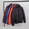 new Brand Autumn Winter Light Down Jacket Men's Fi Hooded Short Large Ultra-thin Lightweight Youth Slim Coat Down Jackets m8S3#