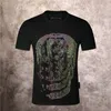 T-shirt Plein Bear Homme 2025 Designer T-shirts Rhinestone Skull Men T-shirts Hip Hop Streetwear T-shirt Casual Top T-stukken klassieke hoge kwaliteit P7801
