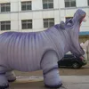 5m 16.4ft comprimento artista gigante inflável hipopótamo arte inflável bonito elefante inflável para evento de propaganda