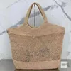 Bolso de hombro de diseñador Playa bordada hecha a mano Compras en la playa Tote grande Bolsas de gafas de sol para vacaciones Forma suave y no estructurada 10A Calidad superior