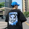 Privathinker Harajuku Devil Imprimé Hommes T-shirts surdimensionnés 2023 Été T-shirts à manches courtes Couples Hommes Femmes Cott Tops f4rP #
