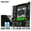 Machinist PR9 x99 Moderkort Set LGA 2011-3 Kit Xeon E5 2640 V4 Processor CPU +DDR4 2*8GB RAM-minne USB3.0 NVME/SATA M.2 M-ATX