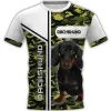 Plstar Cosmos Camoue Rottweiler 3D T-shirt imprimé Harajuku T-shirts T-shirts Funny Dog Men For Women Short Sleeve N0O2 #