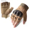 Tactical Gloves Outdoor for Men Half Finger Sports Shooting Hunting Airsoft Motorcycle Cycling New YQ240328