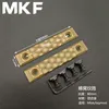 120mm/80mm Metal Woodguard MLOK/KEYMOD Honeycomb Pop Woodguard Toy Model Woodguard Strip