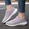 Casual Shoes Sports Women's Flying Woven Mesh Summer Breattable Ladies Lightweight Soft Soled Running