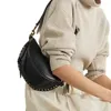 Bag Fashion Genuine Leather Rivet Decoration Woman Crossbody Metal Women Shoulder Female Chest Bags Sac A Mian