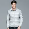 2022 Nouvelle marque décontractée Veste en duvet de canard blanc Hommes Automne Hiver Manteau chaud Homme Ultralight Duck Down Veste Mâle Coupe-vent Parka E9VH #