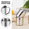 Wine Glasses Stainless Steel Toddler Cup Outdoor Water Mug Kindergarten For Camping Coffee Cups