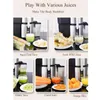 Commercial Juicing Machine High Power 1250W Icke-skärande hushåll Färsk fruktgrönsaker Juicer Coconut Juice Machine