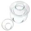 Garrafas de armazenamento frasco de picles de vidro transparente doméstico grande capacidade lata selada para cozinha (estilo aleatório)