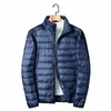 Ultra léger blanc canard doudoune hommes imperméable décontracté portable extérieur léger rembourré mâle manteaux veste automne hiver CN 42pG #