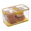 Storage Bottles Bread Box Boxes For Kitchen Counter Airtight Time Recording Container With Lid