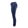 Jeans femininos 2024 rasgado mulheres primavera outono magro bulift denim lápis calças lavadas preto azul cinza calças estiramento jh104