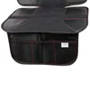 Car Seat Covers 1 Mat Anti Skid Wear Universal Thickened With 3 Pockets Interior Parts Black For Under Baby Child