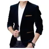 Merk Heren Corduroy Blazers Herfst Lente Fi Mannelijke Slanke Vet Casual Jasje Mannen Blazer Masculino Kleding Vetement Homme Y9dw #