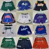 Team Just Shorts Don Sport Baseball Short Running Basketball Wear Pantalon avec poche zippée Football Pantalon de survêtement Hip Hop Pantalon Bleu Blanc Noir Rouge Violet Hommes Top